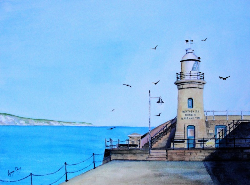 Folkestone Harbour Lighthouse -  A4 Print £30 - Available to order