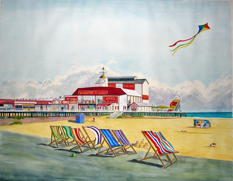 Britannia Pier, Great Yarmout 50cm x 40cm print £50