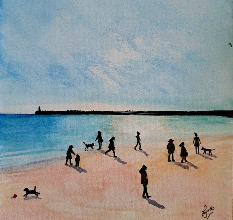 Dog Walk on sunny Sands original £40