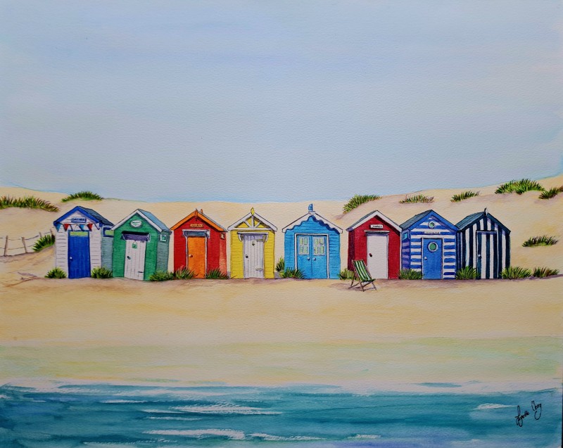 Southwold colourful beach huts £75