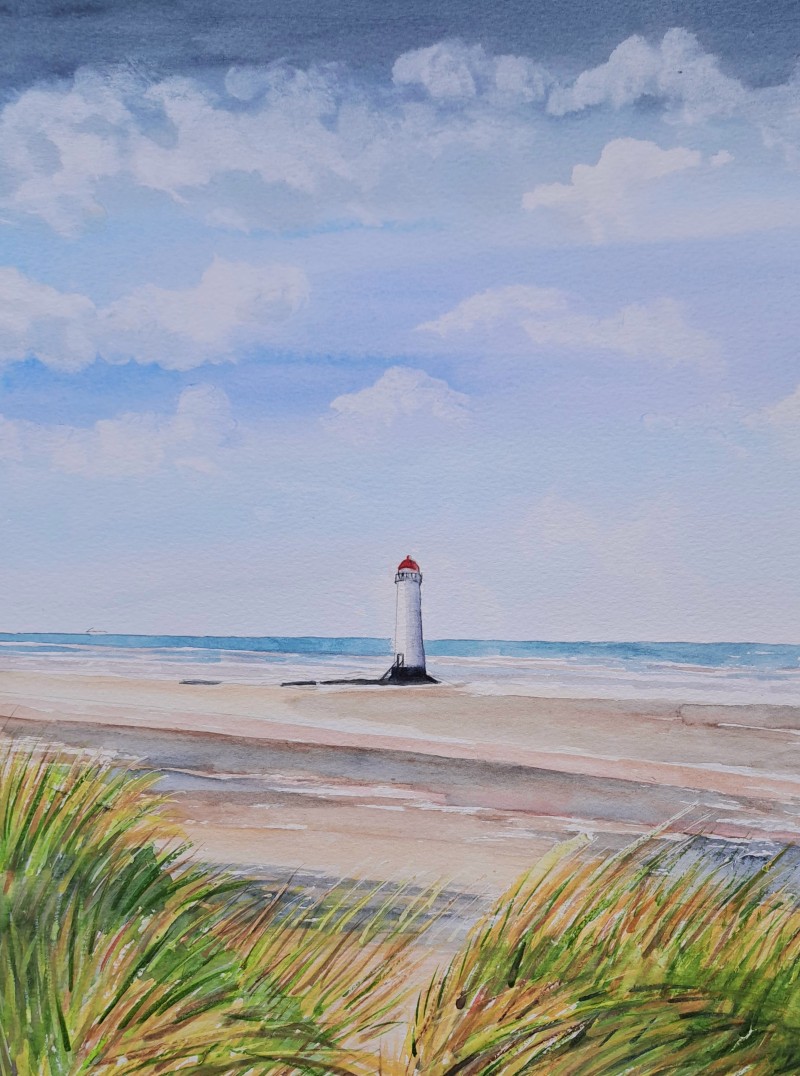 Lighthouse original watercolour £50