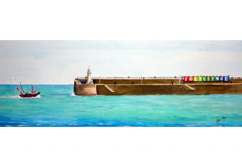 Folkestone Harbour Arm - Original £300/Print £25