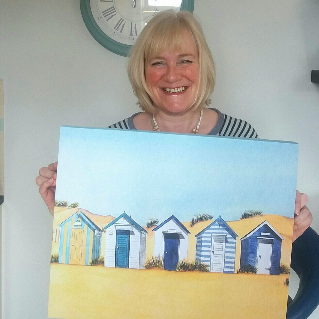 My Paintings in TK Maxx as prints